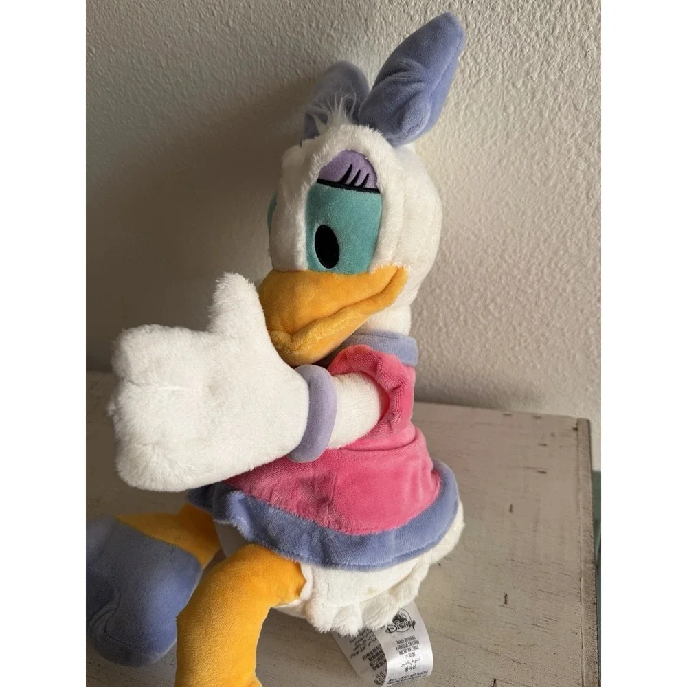 Disney Store Daisy Duck‎ Plush Stuffed Animal Official Disney 14